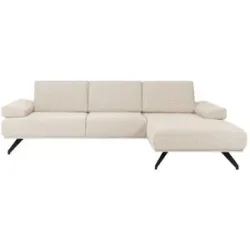 Soho Ecksofa  Gemma ¦ beige ¦ Maße (cm): B: 282 H: 84 T: 166.0