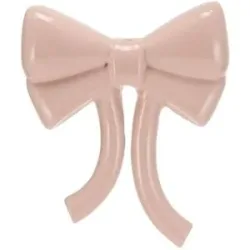 Höffner Dekoobjekt Schleife   ¦ rosa/pink ¦ Steingut ¦ Maße (cm): B: 14 H: 17 T: 3.5