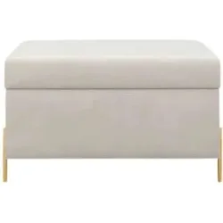 Höffner Polsterbank  Borgo ¦ beige ¦ Maße (cm): B: 80 H: 46