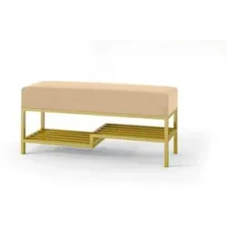 Höffner Polsterbank  Mello ¦ beige ¦ Maße (cm): B: 100 H: 45