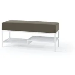 Höffner Polsterbank  Mello ¦ grau ¦ Maße (cm): B: 80 H: 45