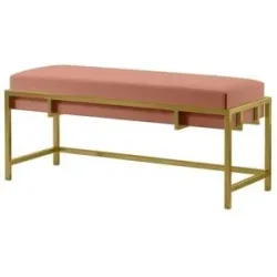 Höffner Polsterbank  Lamo ¦ rosa/pink ¦ Maße (cm): B: 80 H: 45