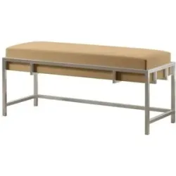 Höffner Polsterbank  Lamo ¦ beige ¦ Maße (cm): B: 100 H: 45