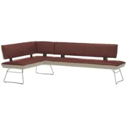 Koinor Eckbank  Dining System 2 ¦ rot ¦ Maße (cm): B: 257 H: 88 T: 162.0