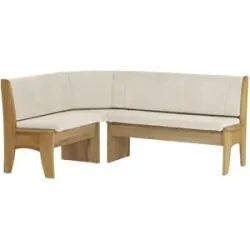 Höffner Eckbank  Bibi ¦ creme ¦ Maße (cm): H: 89