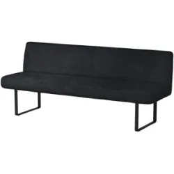 Jette Home Einzelbank  Pacora ¦ schwarz ¦ Maße (cm): B: 203 H: 85 T: 69.0