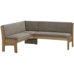 Höffner Eckbank mit Stauraum Toledo ¦ braun ¦ Maße (cm): B: 203 H: 87 T: 163.0