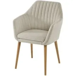 Woodford Armlehnstuhl  Shell ¦ beige ¦ Maße (cm): B: 59 H: 86 T: 61.0
