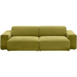 Gray & Jones Einzelsofa im Trendstoff Baltic Breeze ¦ grün ¦ Maße (cm): B: 216