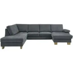 meinSofa Wohnlandschaft  Samu ¦ grau ¦ Maße (cm): B: 316 H: 90 T: 235.0