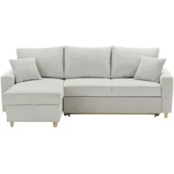 Höffner Ecksofa  Ryndi ¦ grau ¦ Maße (cm): B: 235 H: 91 T: 153.0