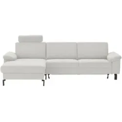 Max Schelling Ecksofa Feincord Maximum Move ¦ grau ¦ Maße (cm): B: 284 H: 85 T: