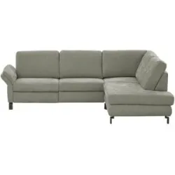 Max Schelling Ecksofa Flachgewebe Maximum Plus ¦ grün ¦ Maße (cm): B: 265 H: 91