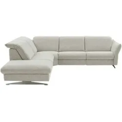 Hukla Ecksofa Mikrofaser Michelle ¦ creme ¦ Maße (cm): B: 292 H: 99 T: 258.0