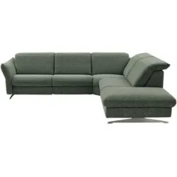 Hukla Ecksofa Mikrofaser Michelle ¦ grün ¦ Maße (cm): B: 292 H: 99 T: 258.0