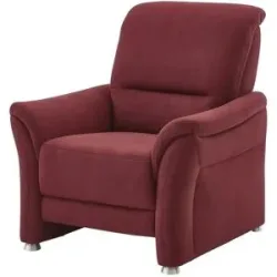 meinSofa Sessel  Monika ¦ rot ¦ Maße (cm): B: 90