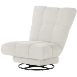 Bobb Dreh-Schaukelsessel  Chessie ¦ weiß ¦ Maße (cm): B: 86 H: 105 T: 98.0