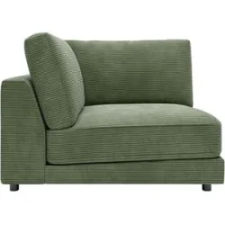 Jette Home Element Ecke in Cord Sila ¦ grün ¦ Maße (cm): B: 120 H: 85 T: 125.0