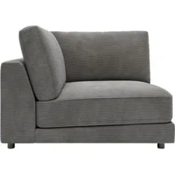 Jette Home Element Ecke in Cord Sila ¦ grau ¦ Maße (cm): B: 120 H: 85 T: 125.0