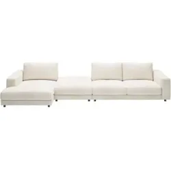 Jette Home Ecksofa in Feincord Sila ¦ weiß ¦ Maße (cm): B: 430 H: 85 T: 170.0