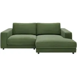 Jette Home Ecksofa in Feincord Sila ¦ grün ¦ Maße (cm): B: 250 H: 85 T: 170.0