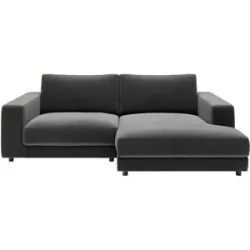 Jette Home Ecksofa In Feincord Sila ¦ grau ¦ Maße (cm): B: 250 H: 85 T: 170.0