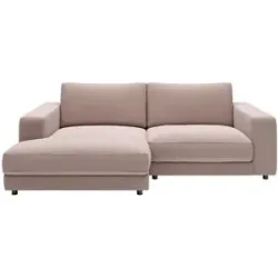 Jette Home Ecksofa in Cord Sila ¦ rosa/pink ¦ Maße (cm): B: 250 H: 85 T: 170.0