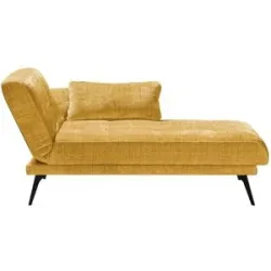 Höffner Recamiere  Amira ¦ gelb ¦ Maße (cm): B: 200 H: 85 T: 106.0