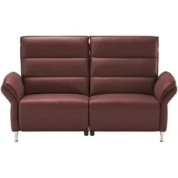 Wohnwert Einzelsofa Leder Marlena ¦ rot ¦ Maße (cm): B: 192 H: 107 T: 97.0