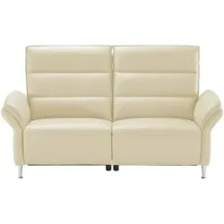 Wohnwert Einzelsofa Leder Marlena ¦ creme ¦ Maße (cm): B: 192 H: 107 T: 97.0