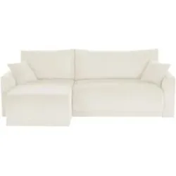 Höffner Ecksofa mit Schlaffunktion Malyn ¦ beige ¦ Maße (cm): B: 235 H: 85 T: 146.0
