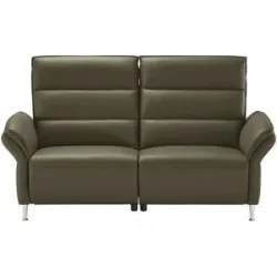 Wohnwert Einzelsofa Leder Marlena ¦ grün ¦ Maße (cm): B: 192 H: 107 T: 97.0