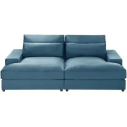 Höffner Lounge Sofa  Branna ¦ blau ¦ Maße (cm): B: 232 H: 88 T: 164.0