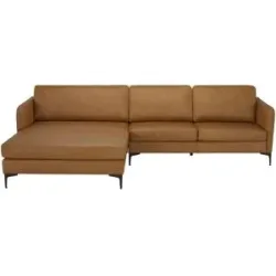 SCHÖNER WOHNEN Kollektion Ecksofa Leder  Timeless ¦ braun