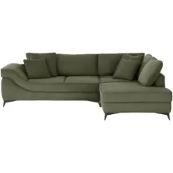 pop Ecksofa  Trentino ¦ grün ¦ Maße (cm): B: 310 H: 98 T: 223.0