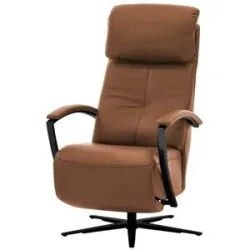 Hukla Relaxsessel Leder Pierre ¦ braun ¦ Maße (cm): B: 75 H: 117 T: 87.0