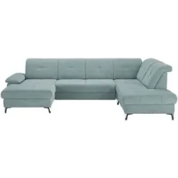 medium Wohnlandschaft  Planova II ¦ blau ¦ Maße (cm): B: 338 H: 96 T: 231.0
