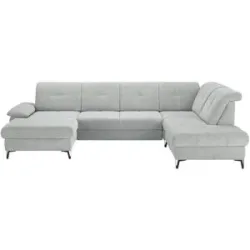 medium Wohnlandschaft  Planova II ¦ grau ¦ Maße (cm): B: 338 H: 96 T: 231.0