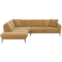 medium Ecksofa  Romance ¦ gelb ¦ Maße (cm): B: 310 H: 86 T: 253.0