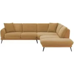 medium Ecksofa  Romance ¦ gelb ¦ Maße (cm): B: 310 H: 86 T: 253.0