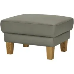 Ravensberger Werkstätten Hocker Leder RW-Select ¦ grau ¦ Maße (cm): B: 59 H: 44