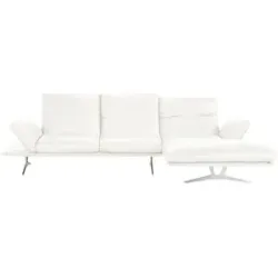 Koinor Ecksofa Echtleder Francis ¦ weiß ¦ Maße (cm): B: 314 H: 93 T: 159.0
