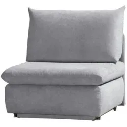 Höffner Schlafsesssel  Etta ¦ grau ¦ Maße (cm): B: 88 H: 88 T: 96.0