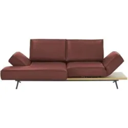 Koinor Ecksofa Echtleder Phoenix ¦ rot ¦ Maße (cm): B: 240 H: 116 T: 132.0