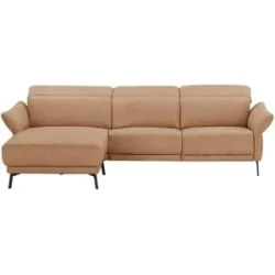 Wohnwert Ecksofa Leder Bellana ¦ braun ¦ Maße (cm): B: 285 H: 101 T: 161.0