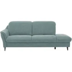 meinSofa Recamiere  Ellen ¦ blau ¦ Maße (cm): B: 219 H: 103 T: 102.0