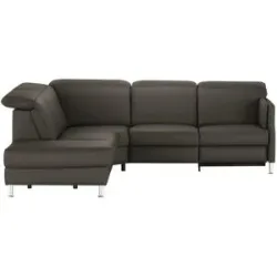 meinSofa Leder-Ecksofa  Leon ¦ braun ¦ Maße (cm): B: 259 H: 83 T: 236.0