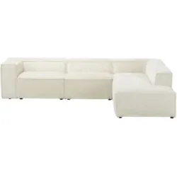 Höffner Ecksofa  Relana ¦ creme ¦ Maße (cm): B: 305 H: 69 T: 245.0