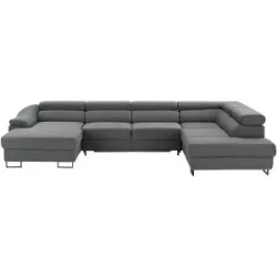 switch Ecksofa  Lavos ¦ grau ¦ Maße (cm): B: 346 H: 85 T: 221.0