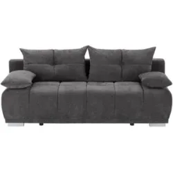 switch Schlafsofa mit Boxspringpolsterung  Gala ¦ grau ¦ Maße (cm): B: 208 H: 92